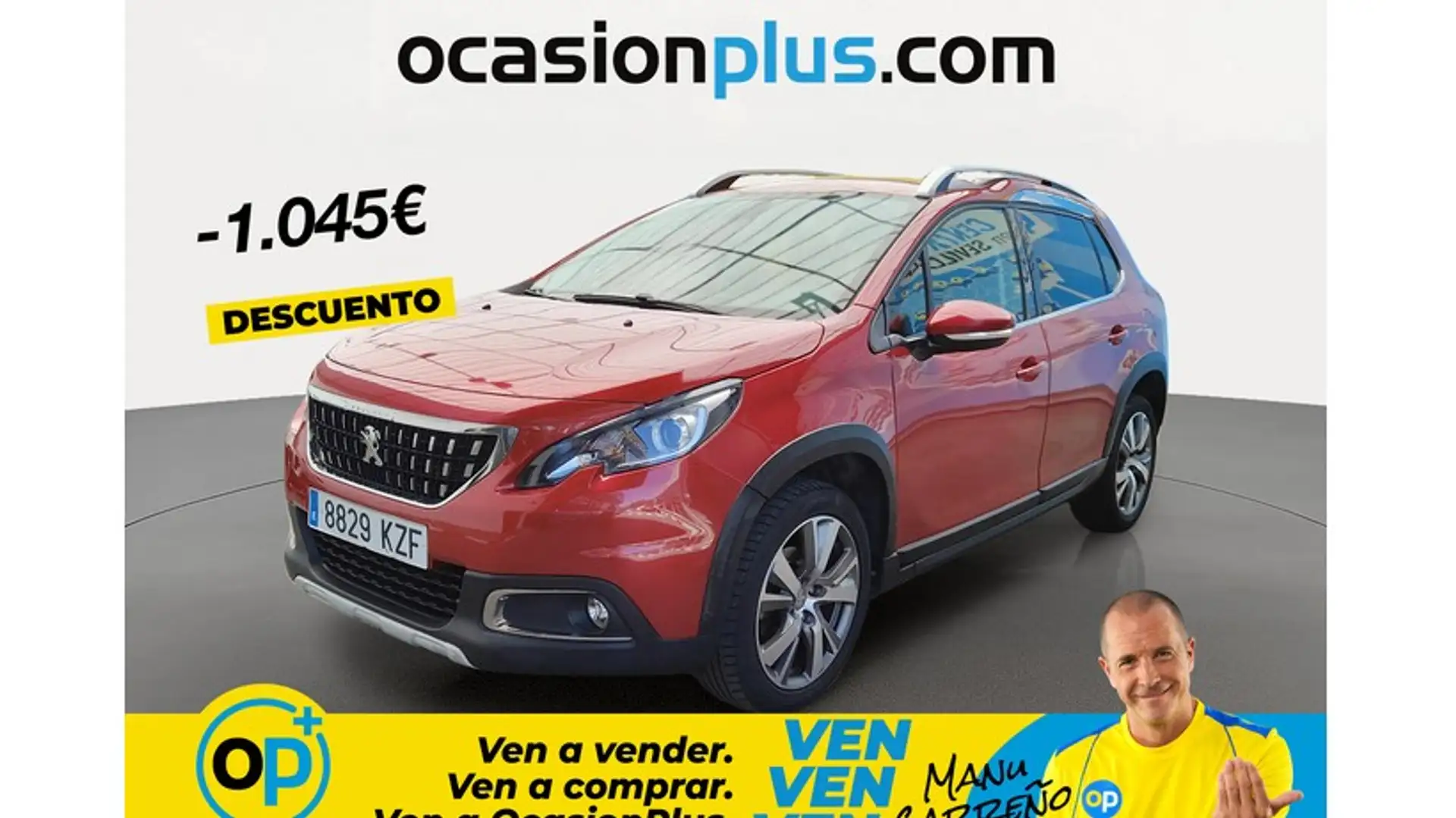 Peugeot 2008 1.5 BlueHDI S&S Allure 100 Rojo - 1