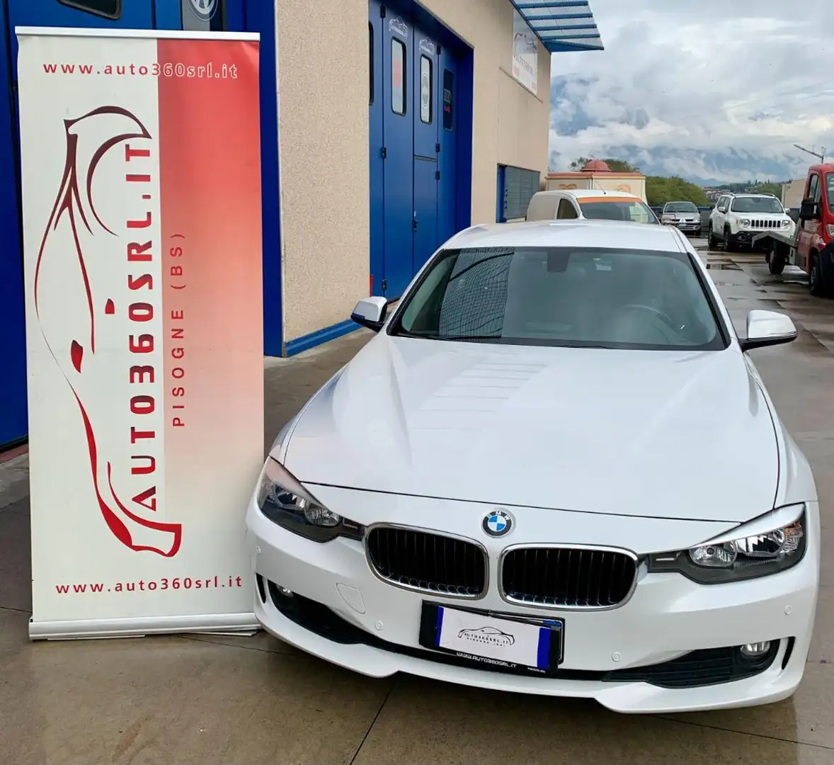 BMW 320 d xDrive Touring aut.pelle totale Blanc - 1