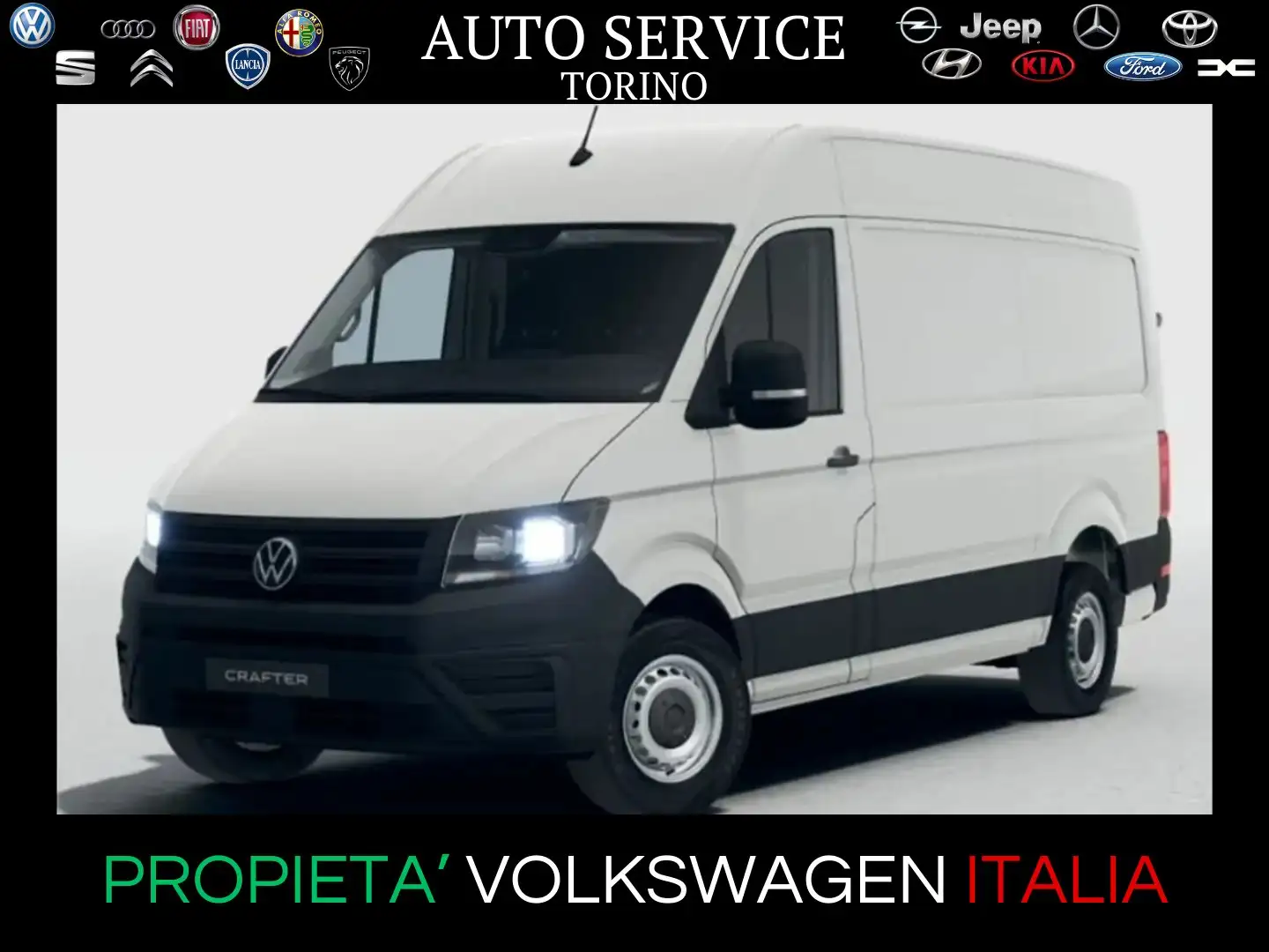Volkswagen Crafter 35Q 2.0 TDI 140 CV L3H3 5 ANNI GARANZIA E MANUTEN Bianco - 1
