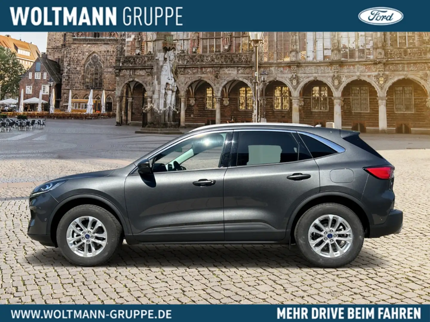 Ford Kuga Hybrid Titanium X 2.5 Duratec FHEV EU6d HUD Navi d Grau - 2