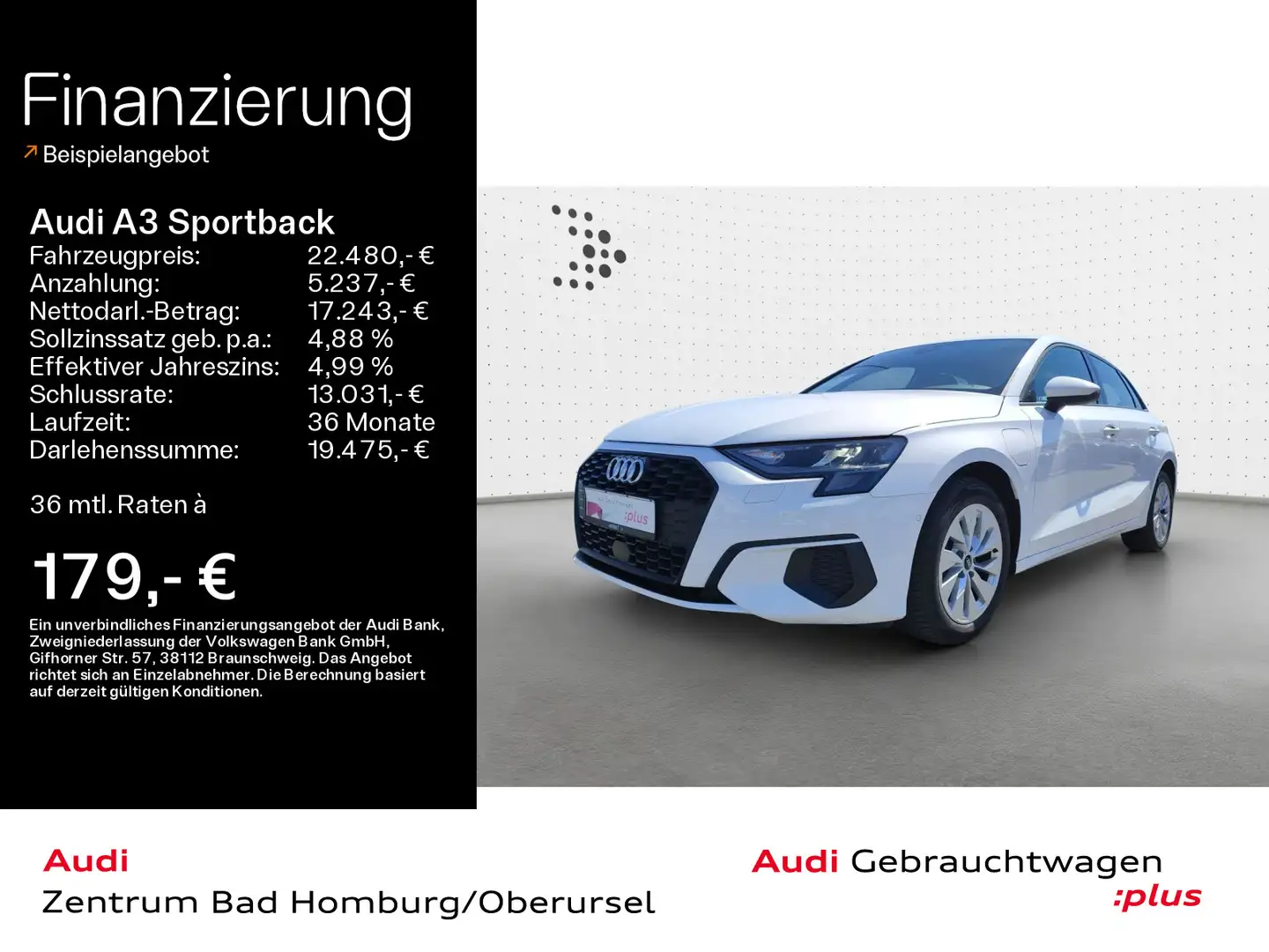 Audi A3 40 TFSI e*Navi*Alu*PDC*Audi Connect Wit - 1