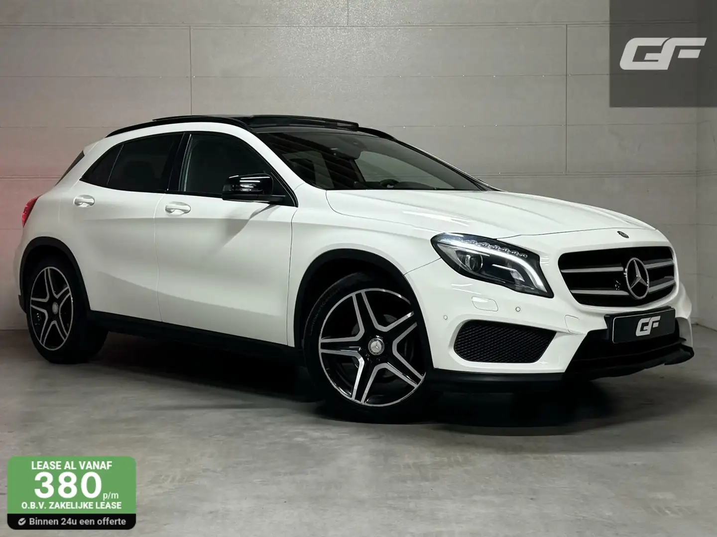Mercedes-Benz GLA 180 AMG Night Edition Pano Sfeer NAP Wit - 1