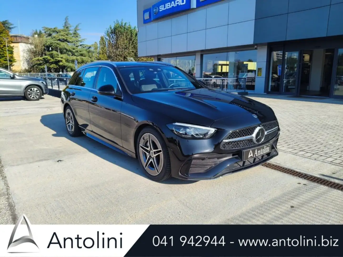 Mercedes-Benz C 200 d MH S.W. AMG Line Advanced Plus "SEDILI IN PELLE" Nero - 2
