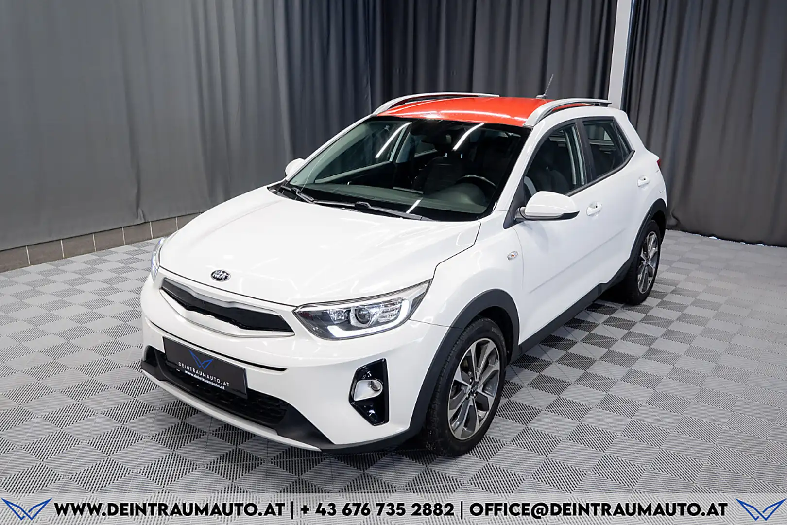 Kia Stonic 1,0 TGDI ISG Österreich Edition*SHZ*LENKRADHEIZ... Weiß - 2