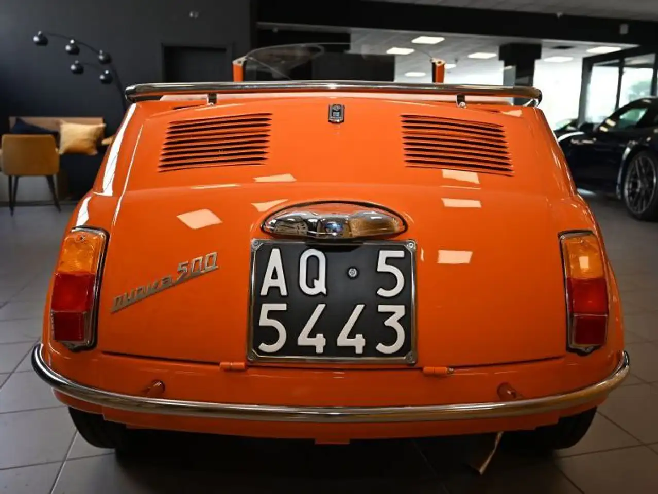Fiat 500 F110 SPIAGGINA TOTALMENTE RESTAURATA TARGHE ORIGINALI OMOLOGATA SPIDER A LIBRETTO TUTTA NUOVA TUTTO DIMOSTRABILE UNICA!!!, foto 6