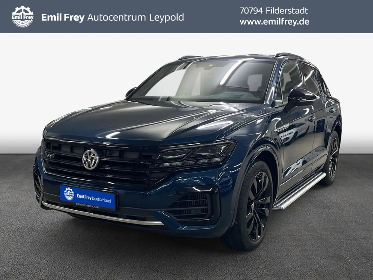 Volkswagen Touareg 4.0 V8 TDI R-Line Pano AHK Blau - 1
