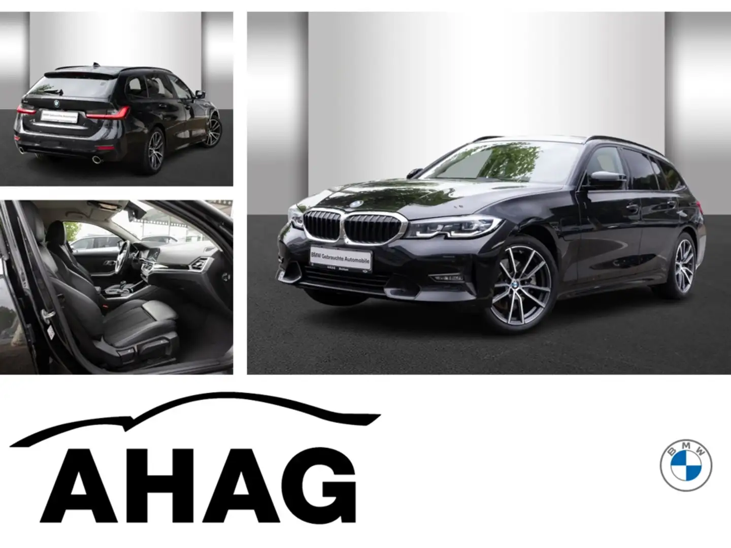 BMW 320 e xDrive Touring Sport Line Automatic Aut. Schwarz - 1