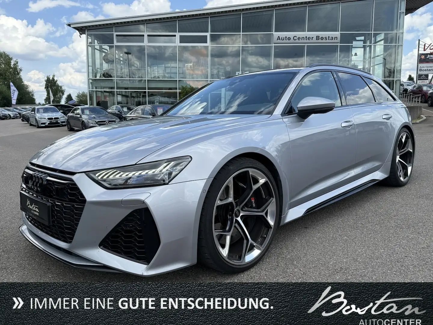 Audi RS6 PERFORMANCE/PANORAMA/HEAD UP/360°/MATRIX Silber - 1