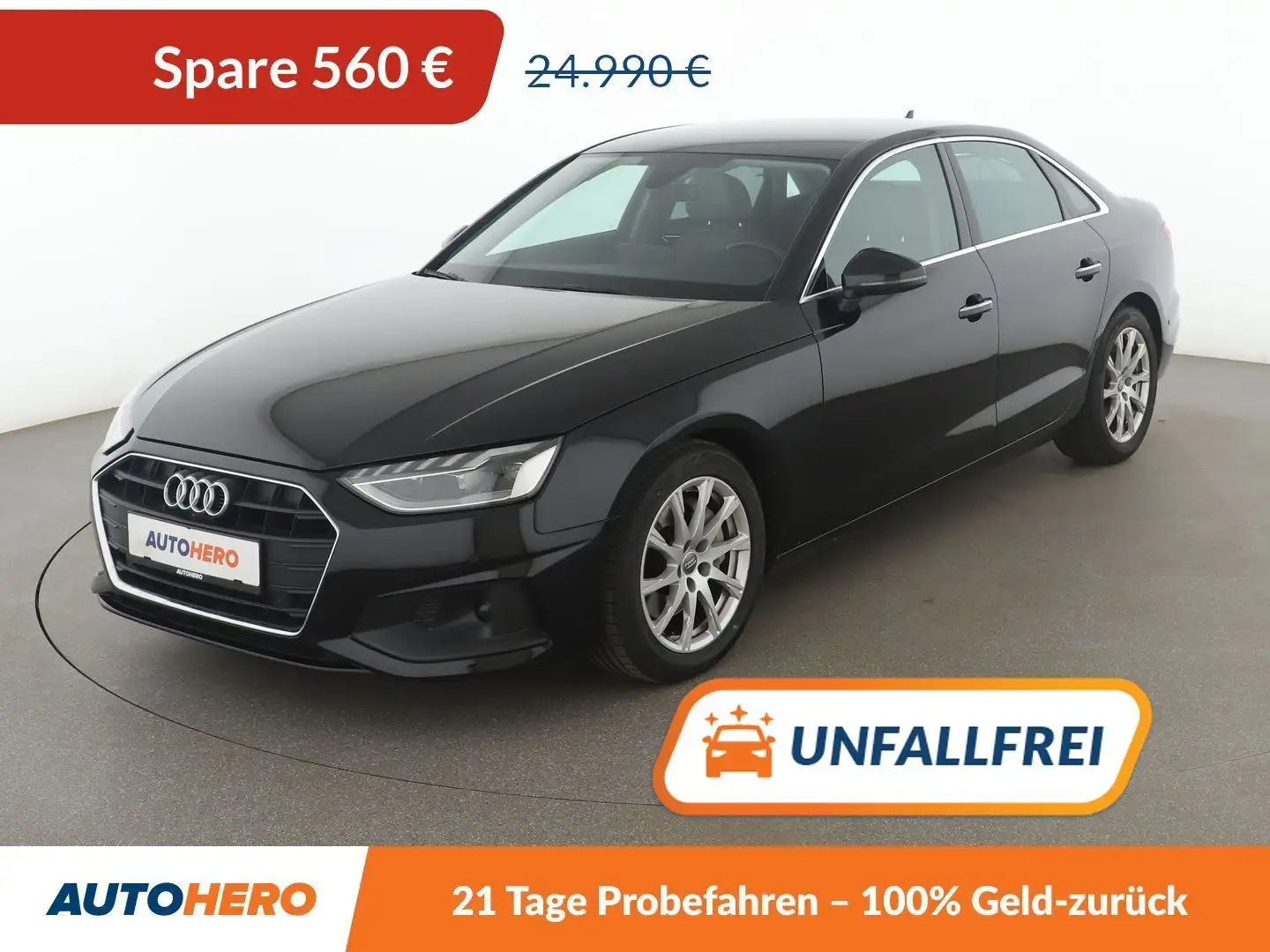 Audi A4 40 TDI Aut. *NAVI*360°*LED*TEMPO*SHZ* Noir - 1