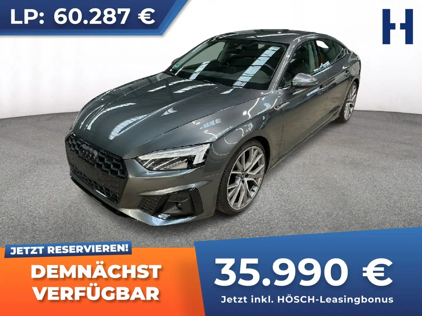 Audi A5 SB 35 TDI S-LINE COMPETITION 20" BLACK MATRIX +++ Gris - 1