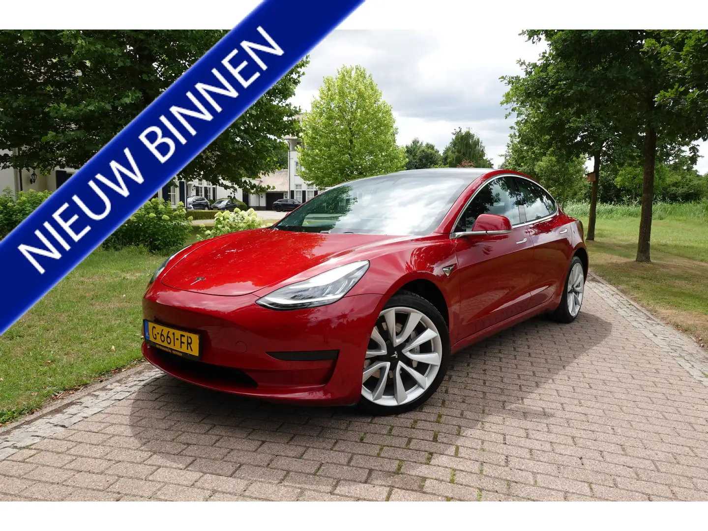 Tesla Model 3 Standard RWD Plus 60 kWh | LED | Stoelverwarming | Rood - 1