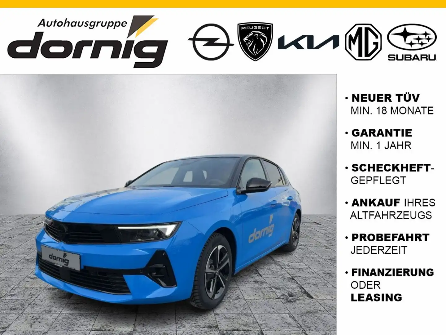 Opel Astra GS Blau - 1