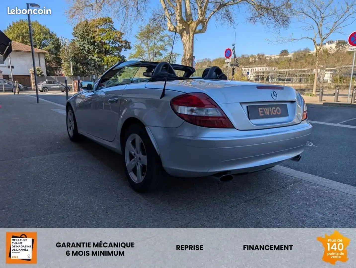 Mercedes-Benz SLK Classe Mercedes 1.8 200 KOMPRESSOR 165 BVA Gris - 2