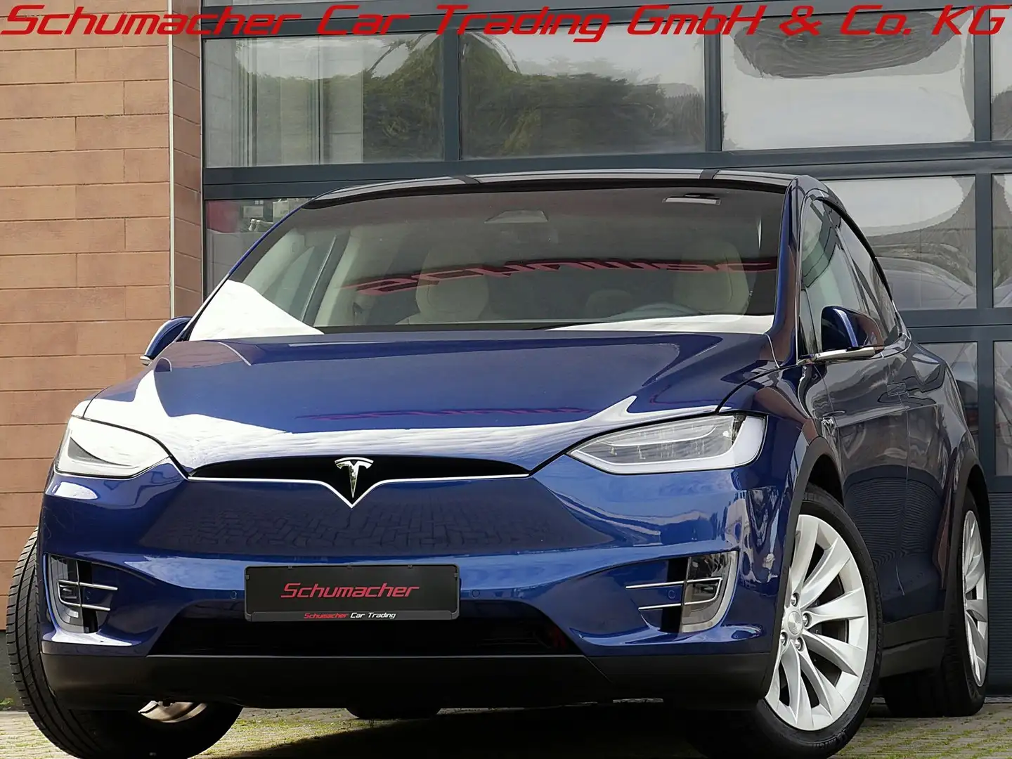 Tesla Model X 75D  FREE SUPERCHARGER SC01 TRANSFERABLE! Modrá - 1