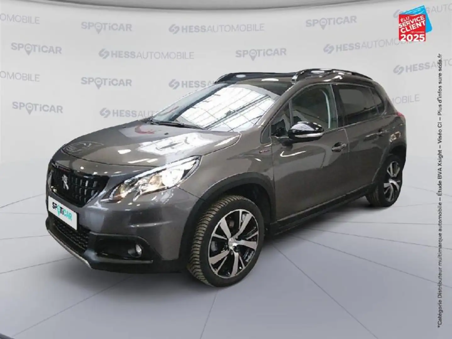 Peugeot 2008 1.2 PureTech 130ch E6.c GT Line S\u0026S Gris - 1