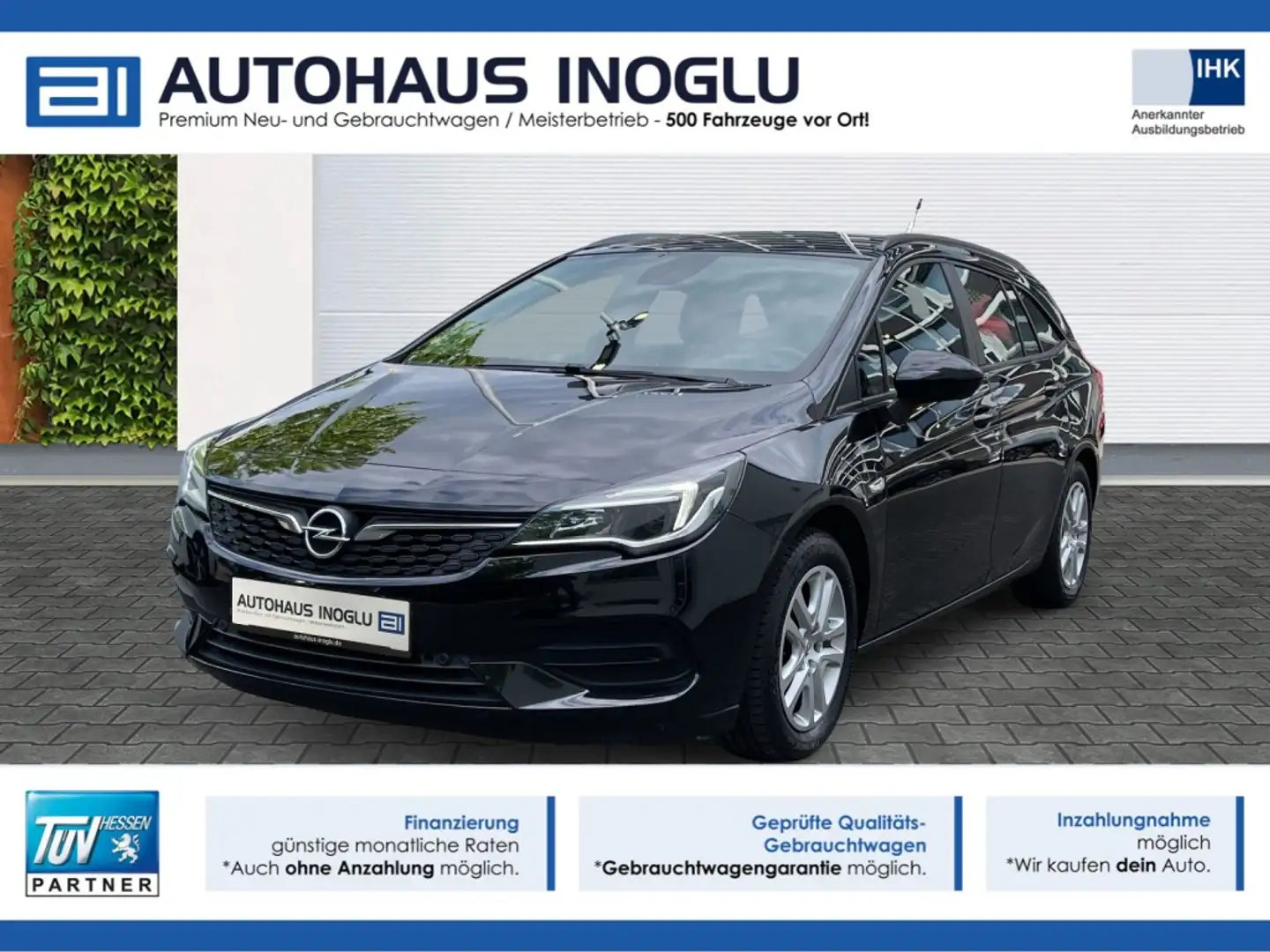 Opel Astra 1.5 CDTI*AT*Navi*AHK*Le Shz*LED*So WiReifen Noir - 1