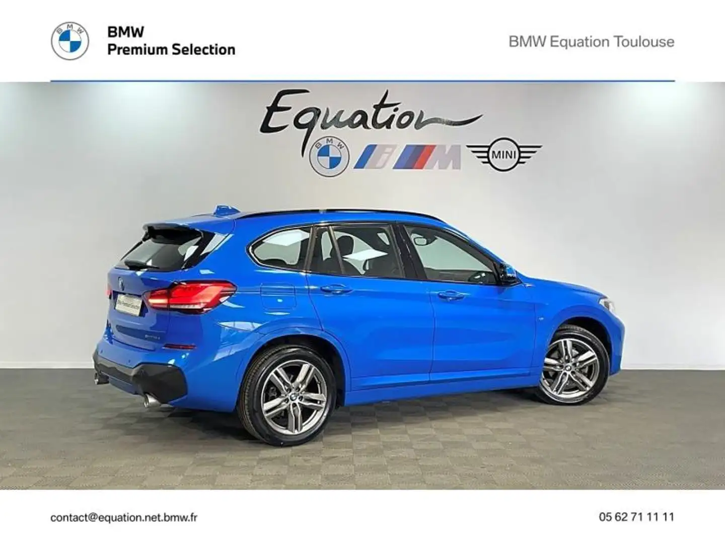 BMW X1 sDrive18dA 150ch M Sport Bleu - 2