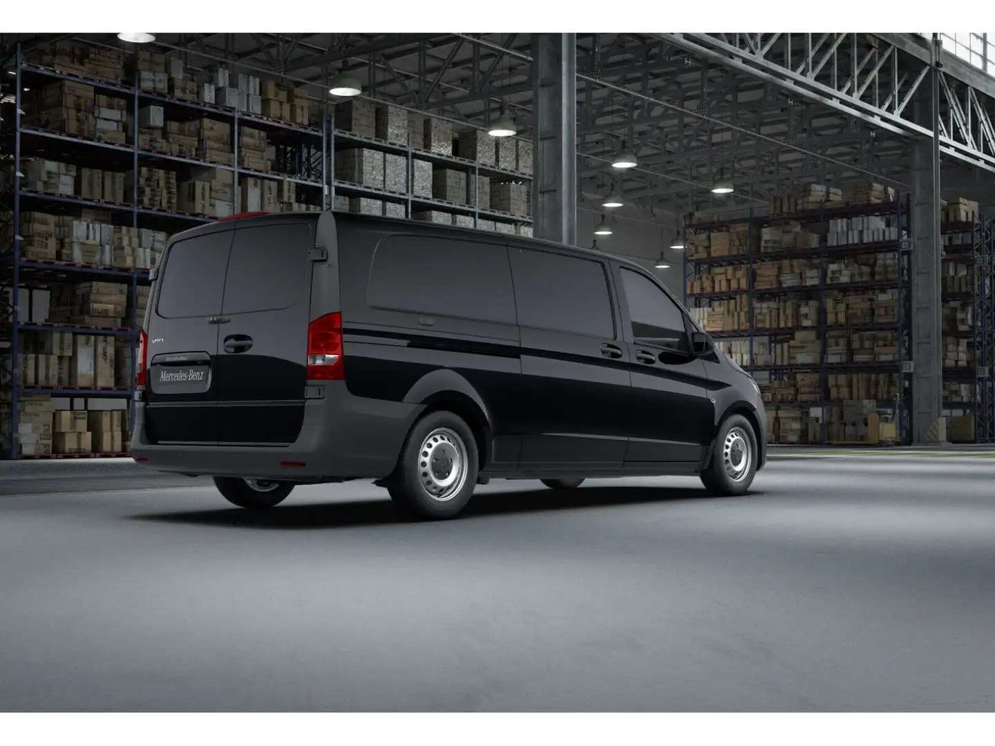 Mercedes-Benz Vito 116 CDI Kasten Extralang Klima+Navi+Kamera Noir - 2