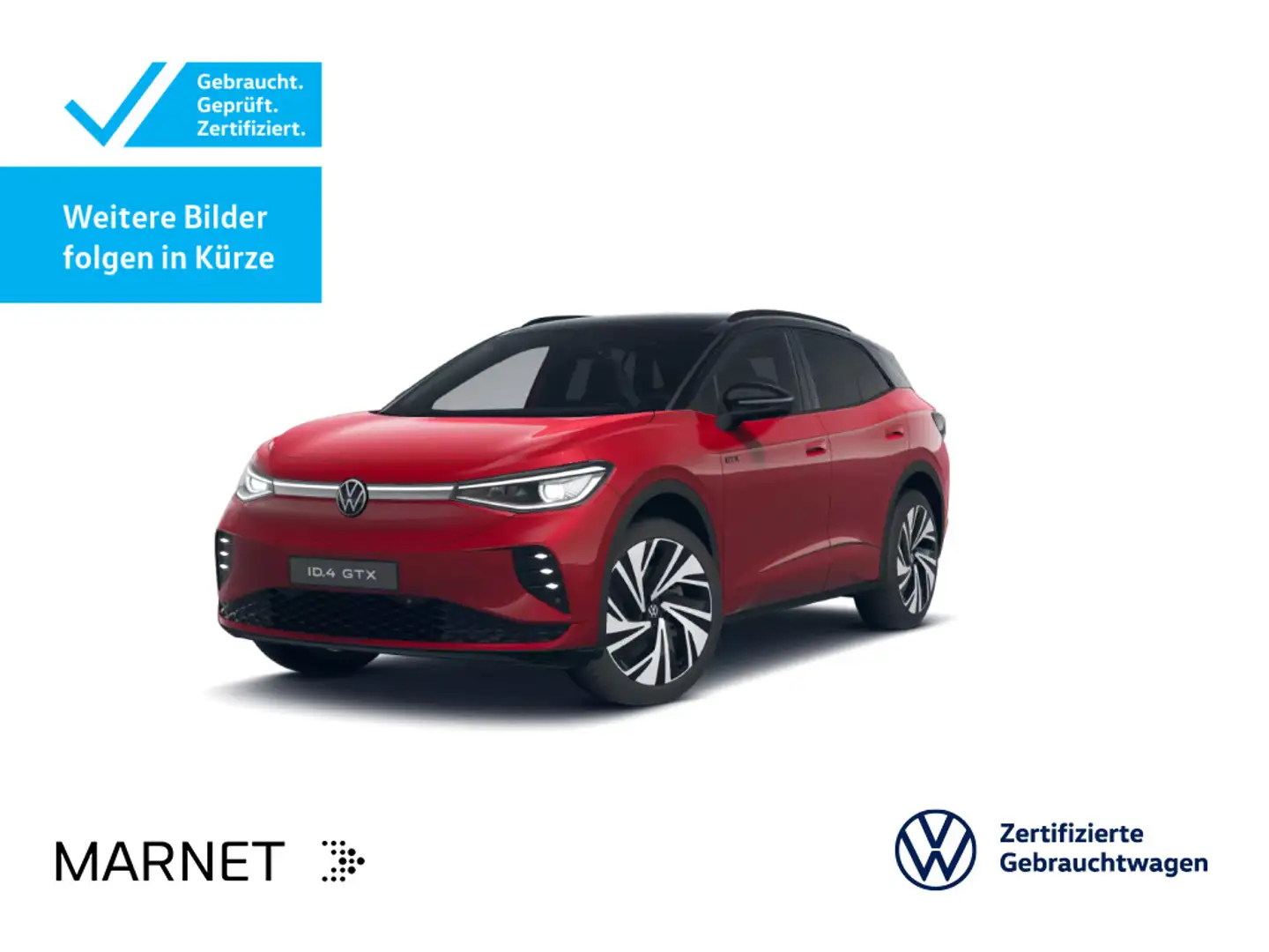 Volkswagen ID.4 GTX*82 kWh*4Motion Wärmep.*Navi*AHK*Pano*Ka Rot - 1