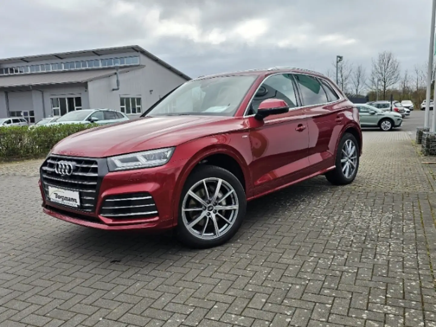 Audi Q5 55 TFSI-e quattro S-Line Sport PANO NAV Leder MEM Rot - 2