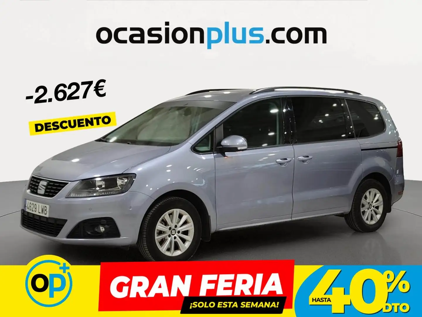 SEAT Alhambra 1.4 TSI S&S Style 7 plazas Gris - 1