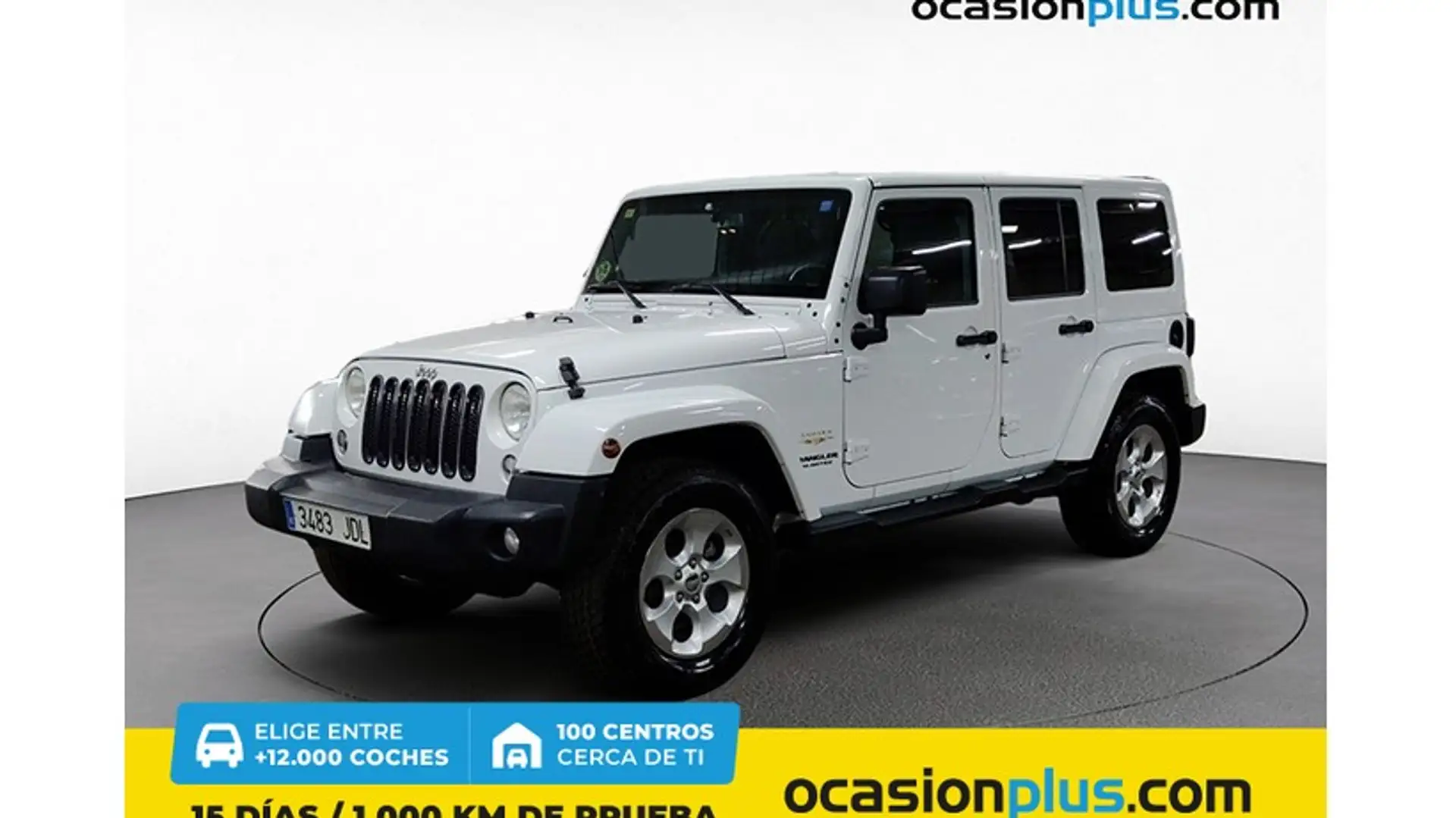 Jeep Wrangler Unlimited 2.8CRD Sahara Blanco - 1