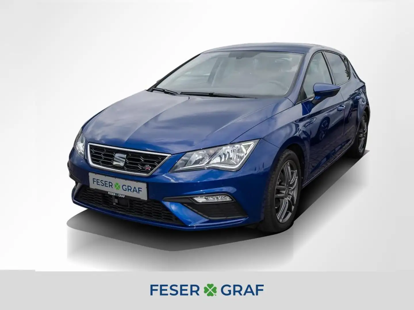 SEAT Leon 1.5 TSI FR TEMPOMAT/AHK/2xPDC Blauw - 1