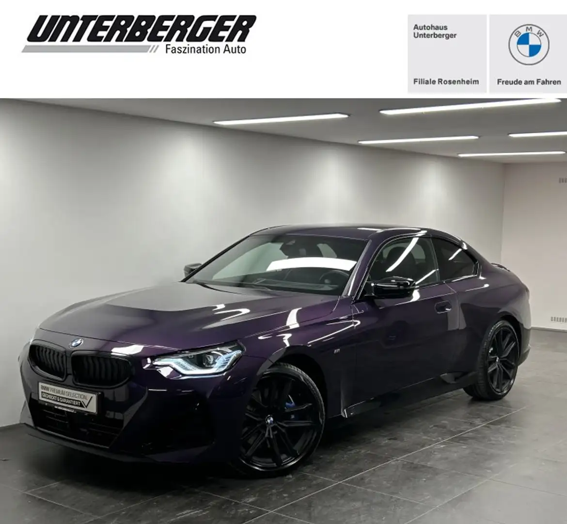 BMW 240 M240i xDrive Coupé M Sportpaket DAB LED Tempomat S Violett - 1
