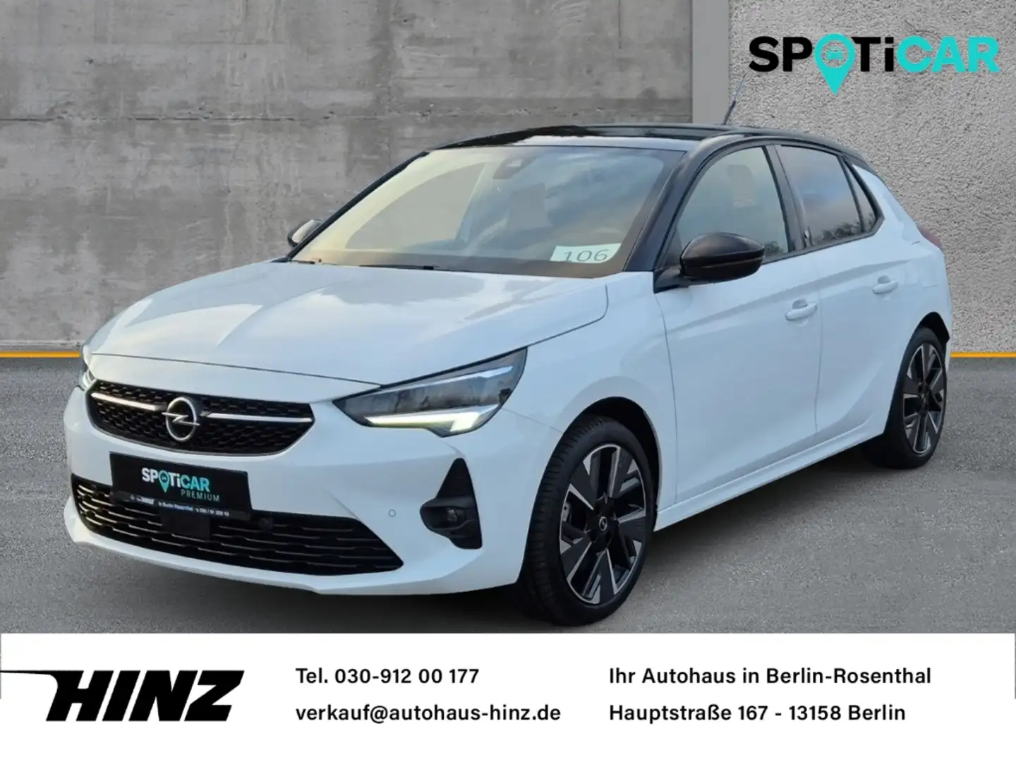 Opel Corsa-e F e GS-Line, PDC+Kamera,SHZ,LRHZ Weiß - 1