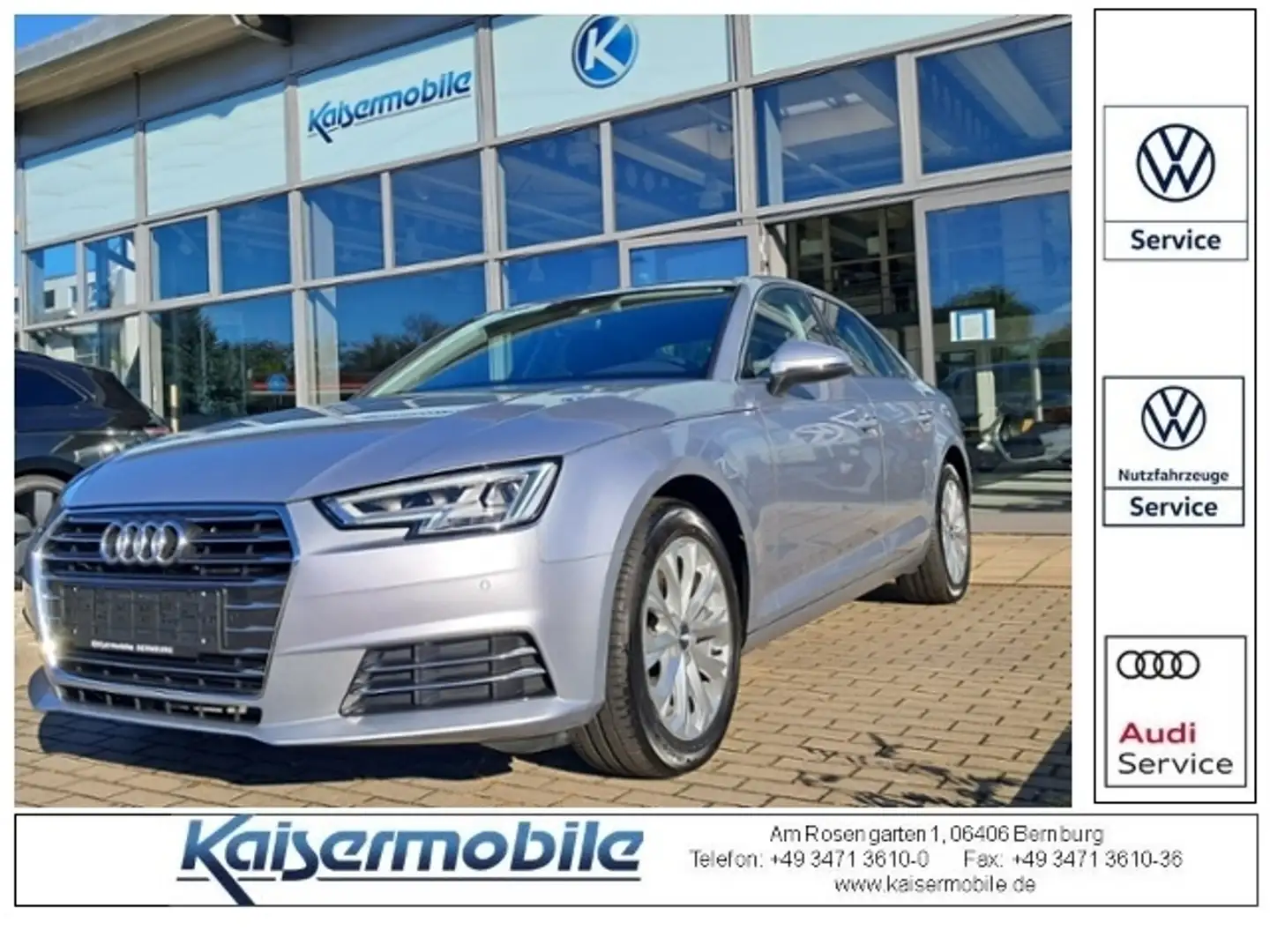 Audi A4 2.0 TFSI design ultra KLIMA LED ALU Silber - 1
