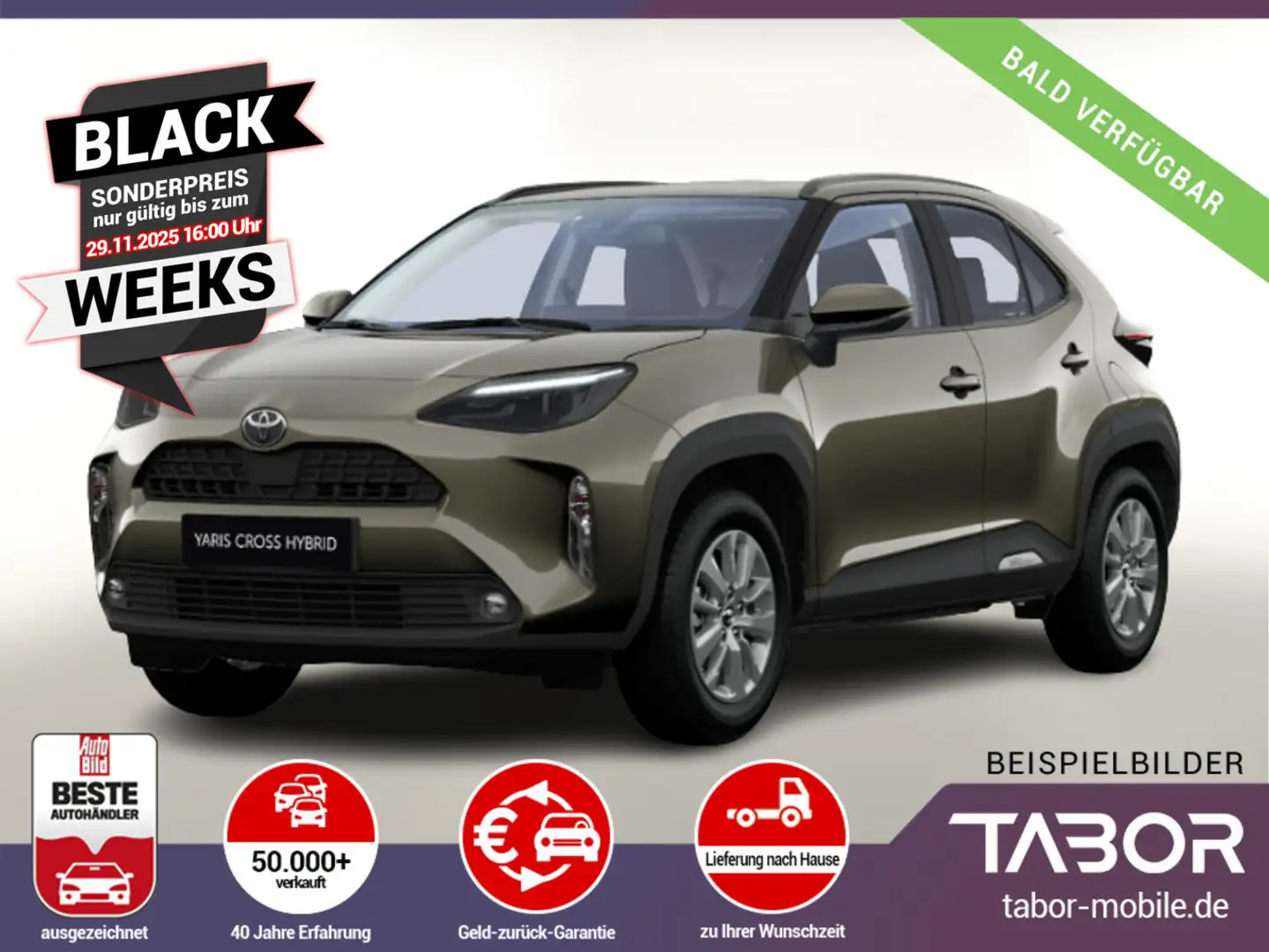 Toyota Yaris Cross 1.5 HEV 116 WirelessC Kam UVP-21%* Bronze - 1