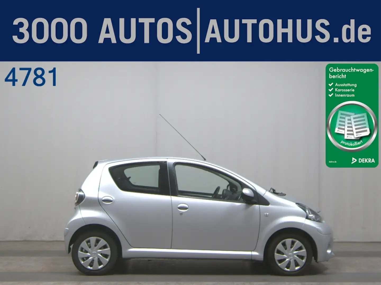 Toyota Aygo 1.0 Automatik Bluetooth Klima Argintiu - 1