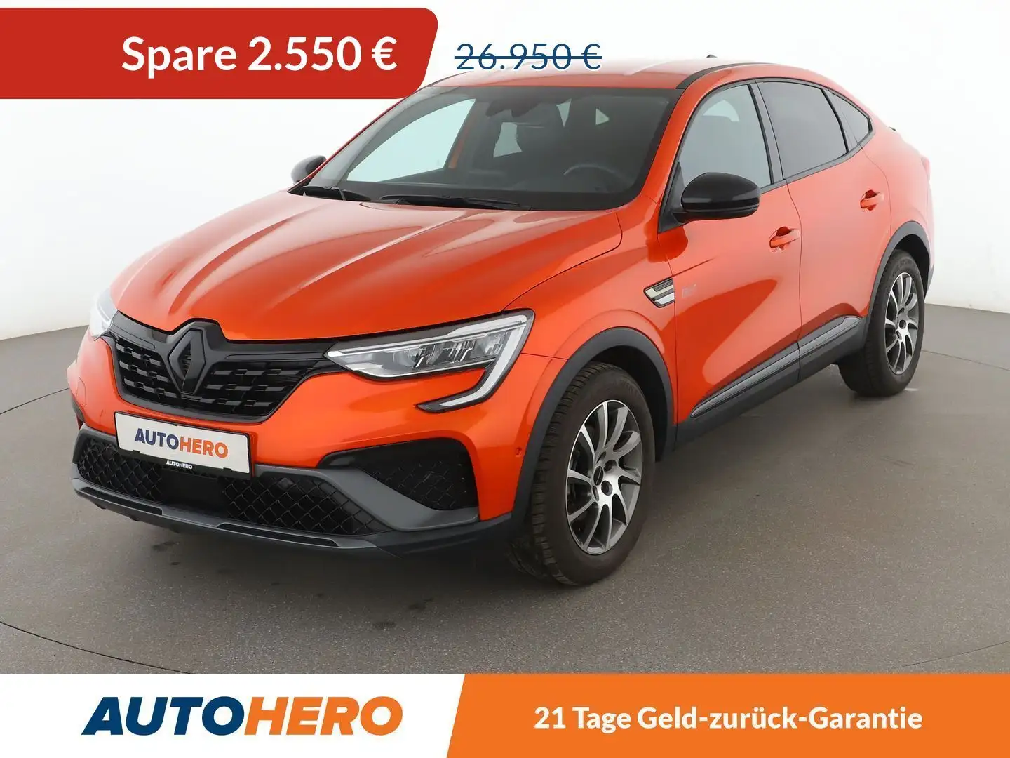 Renault Arkana 1.6 Hybrid E-Tech Engineered Aut.*NAVI*CAM*LED*ALU Orange - 1