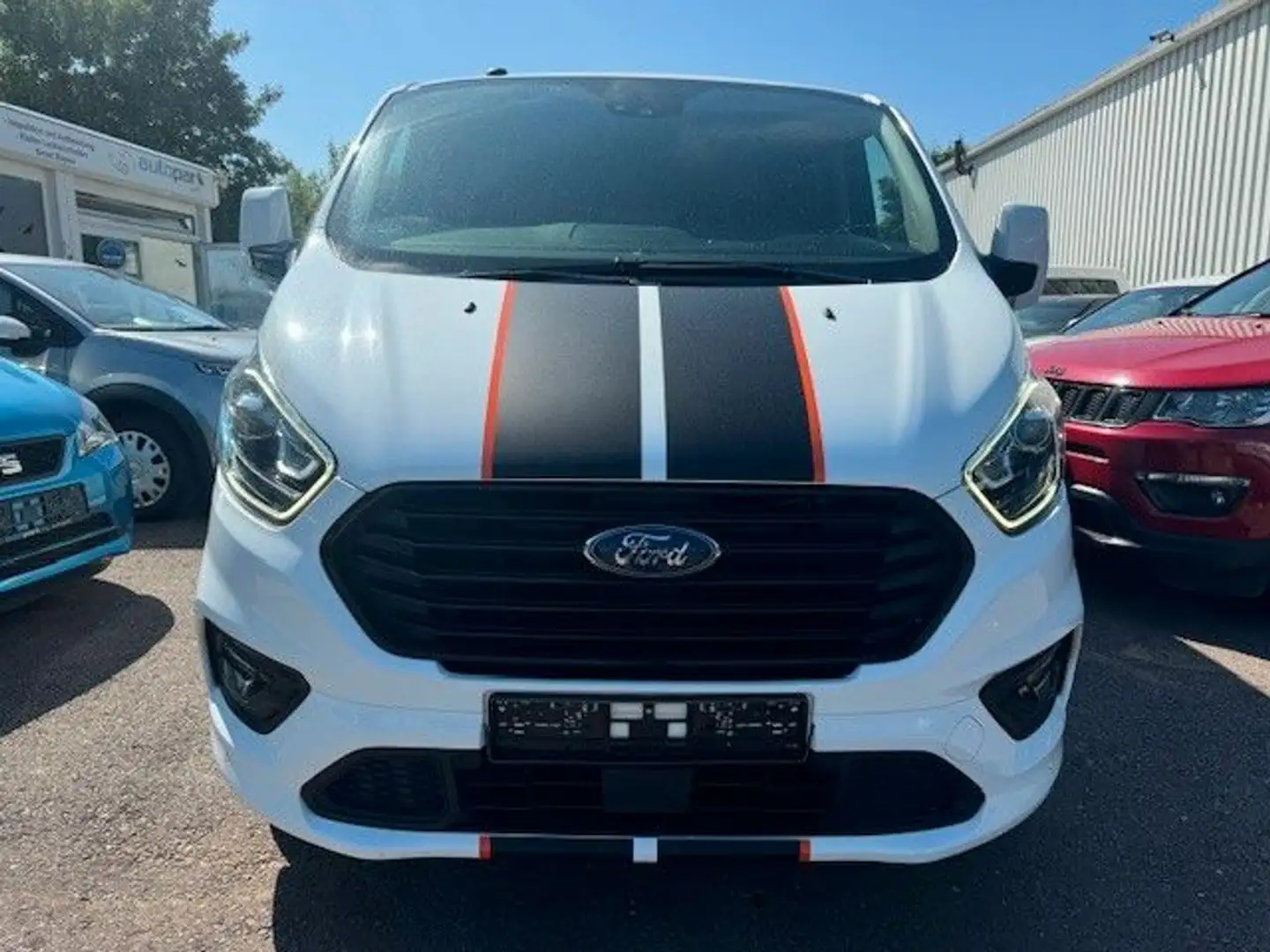 Ford Tourneo Custom SPORT LEDER AHK BII XENON KAMERA Bianco - 2