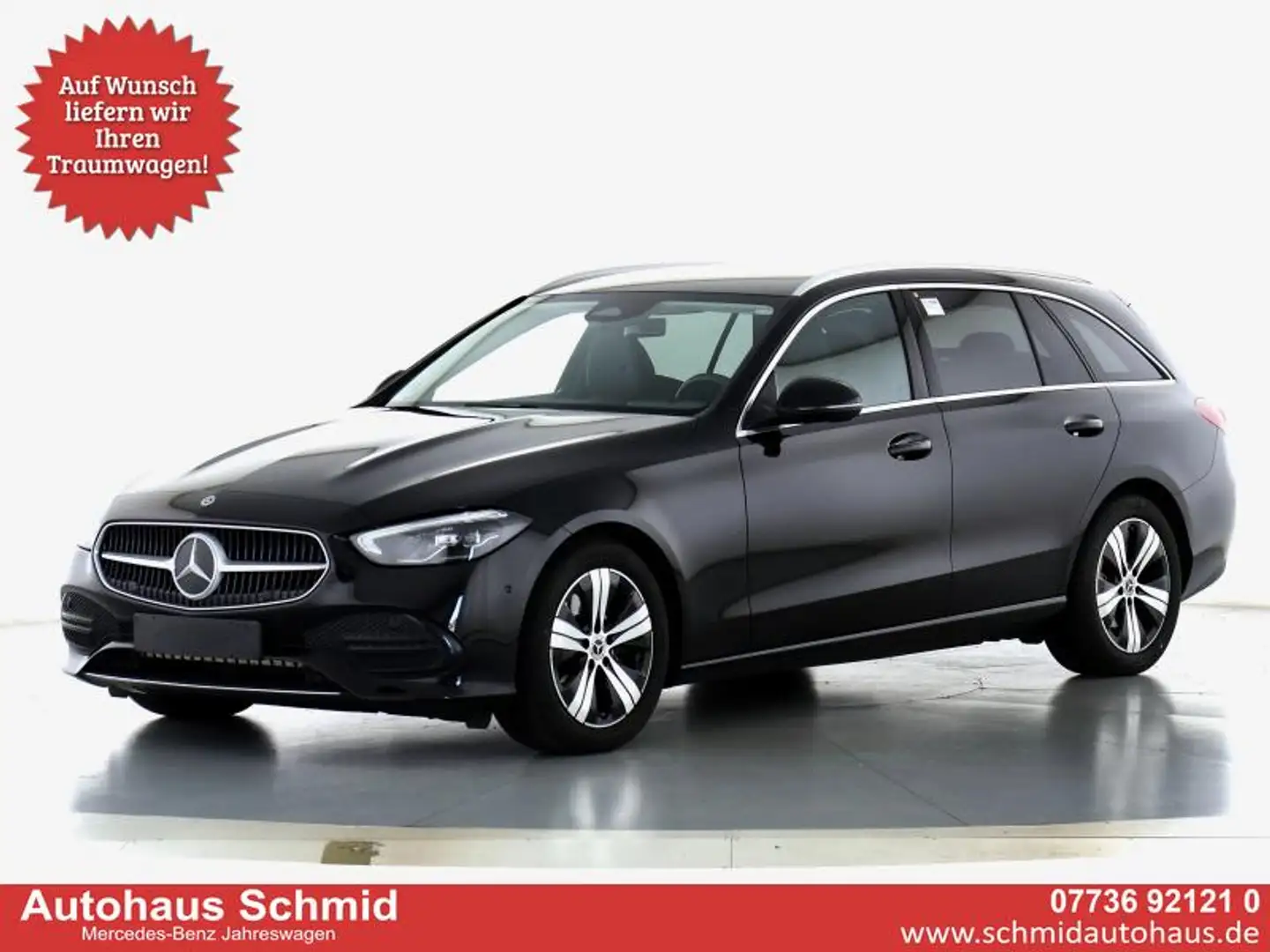 Mercedes-Benz C 220 T-Modell T d 4 Matic, Standheizung, Avantg.,Kam... Schwarz - 1
