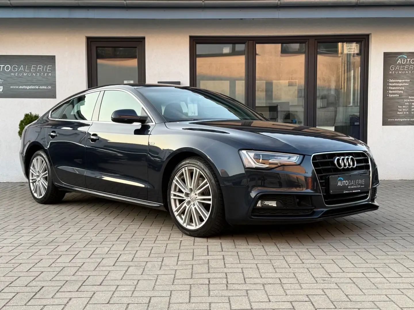 Audi A5 Sportback 2.0 TDI°S-Line°ACC°T-Winkel°Bi-Xen° Blau - 2