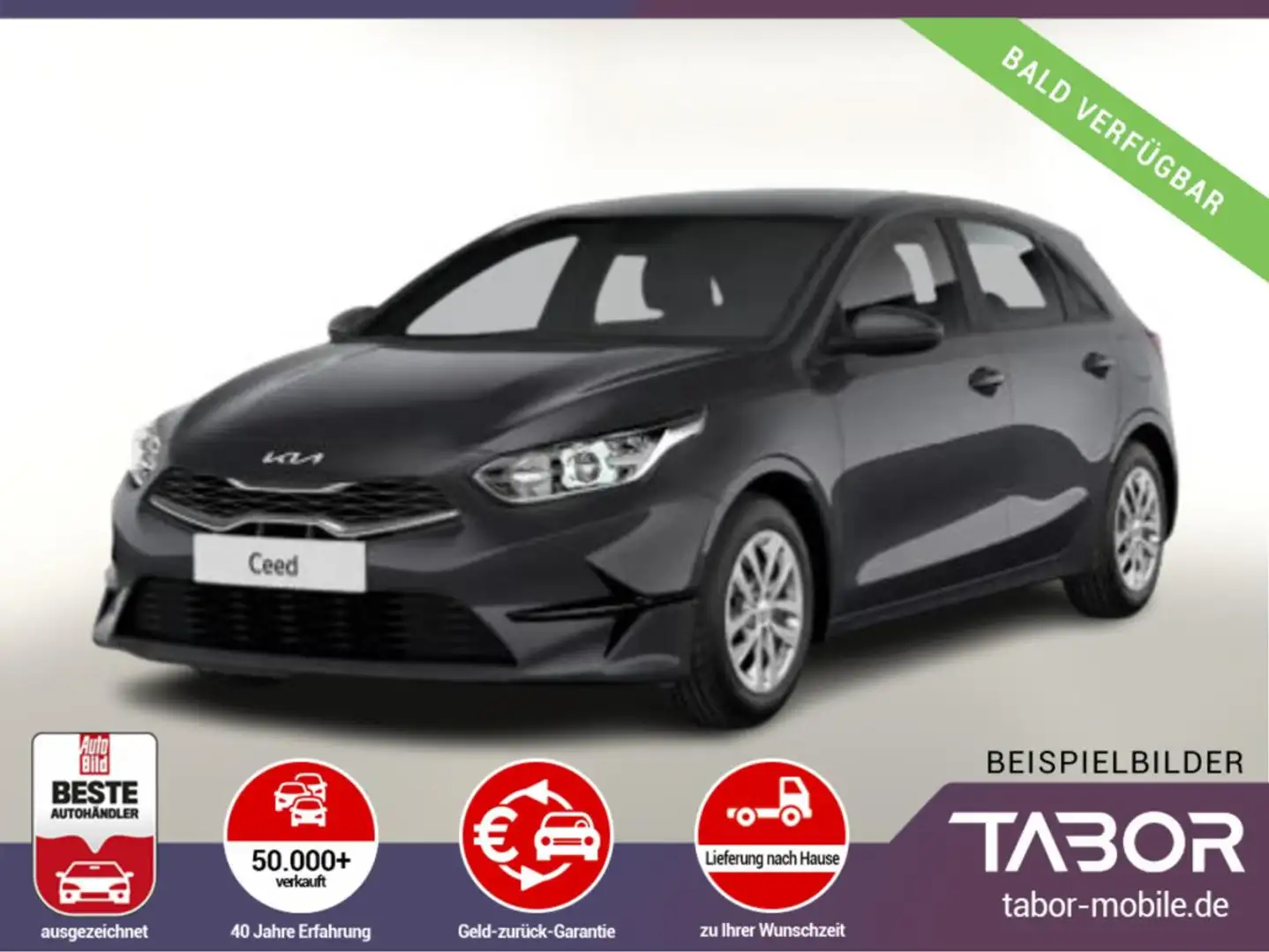 Kia Ceed / cee'd 1.5 T-GDI 140 Klimaaut Nav SHZ Tempomat Grau - 1