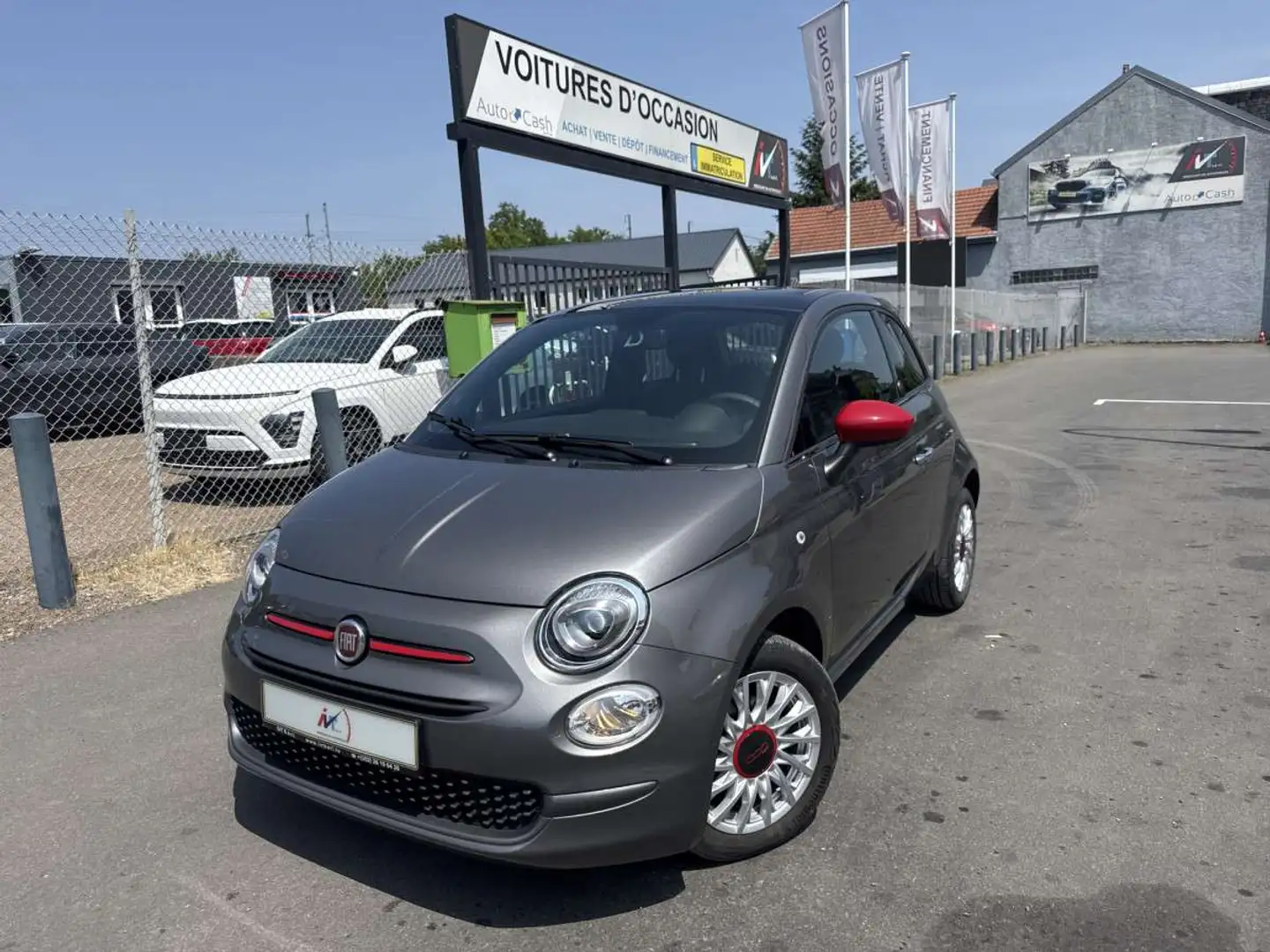 Fiat 500 Hybrid 0.9 70CV RED Gris - 1