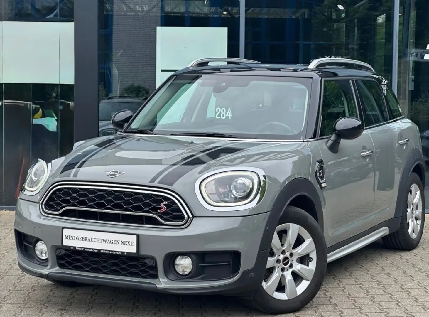 MINI Cooper SD Countryman Navi SHZ Automatik LED Pano Grijs - 1