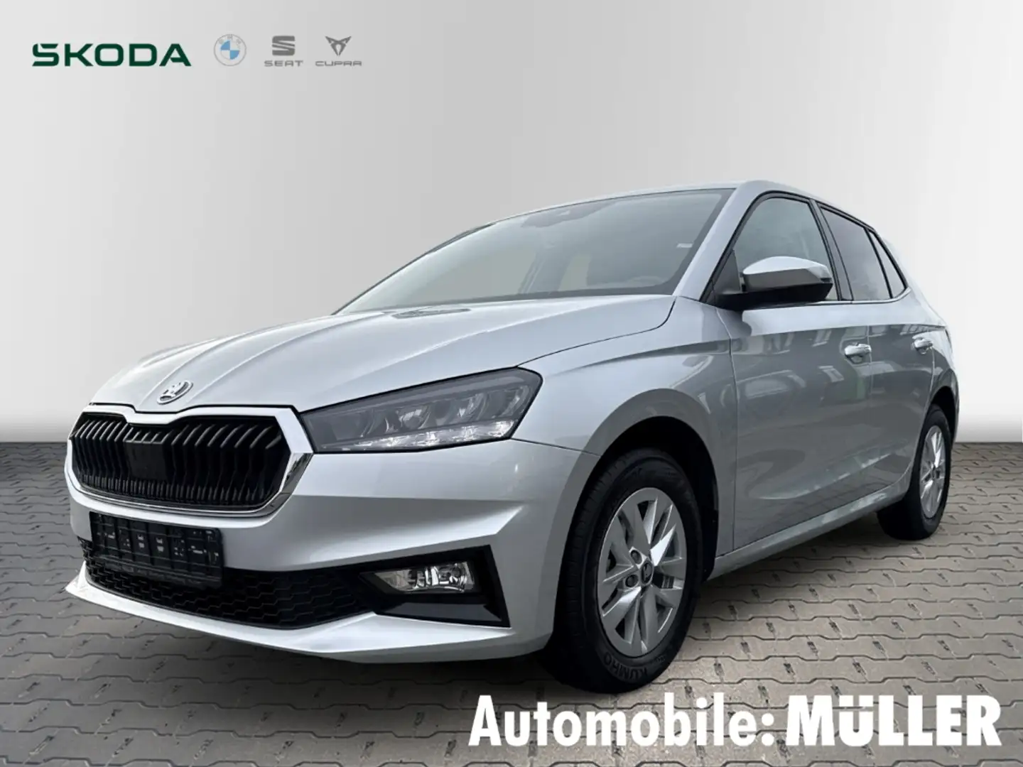 Skoda Fabia 1.0 TSI, Selection OPF LED Sperrdiff. Apple CarPla Argent - 1