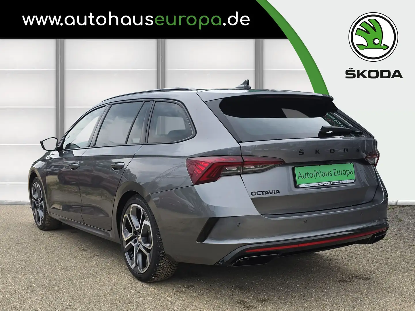 Skoda Octavia Combi 2.0 TSI DSG RS Matrix ACC Kam Navi 4xSHZ LHZ Grau - 2