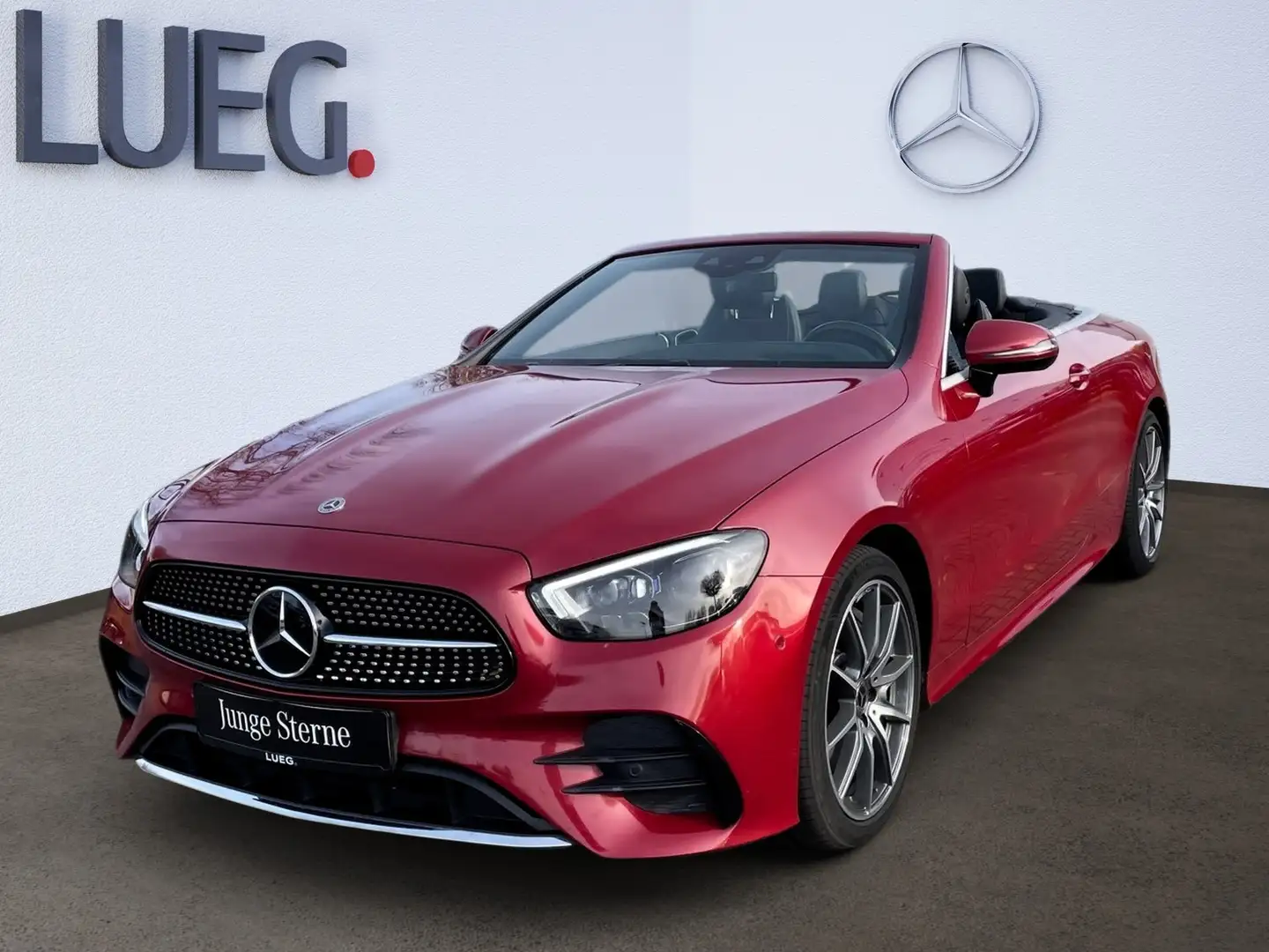 Mercedes-Benz E 400 d 4MATIC Cabriolet AMG+AIRMATIC+BURMESTER Rot - 1