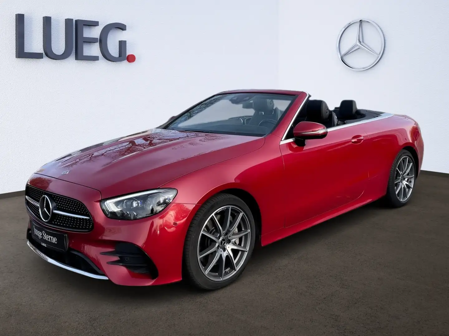 Mercedes-Benz E 400 d 4MATIC Cabriolet Airscarf Burmester ACC Rot - 2