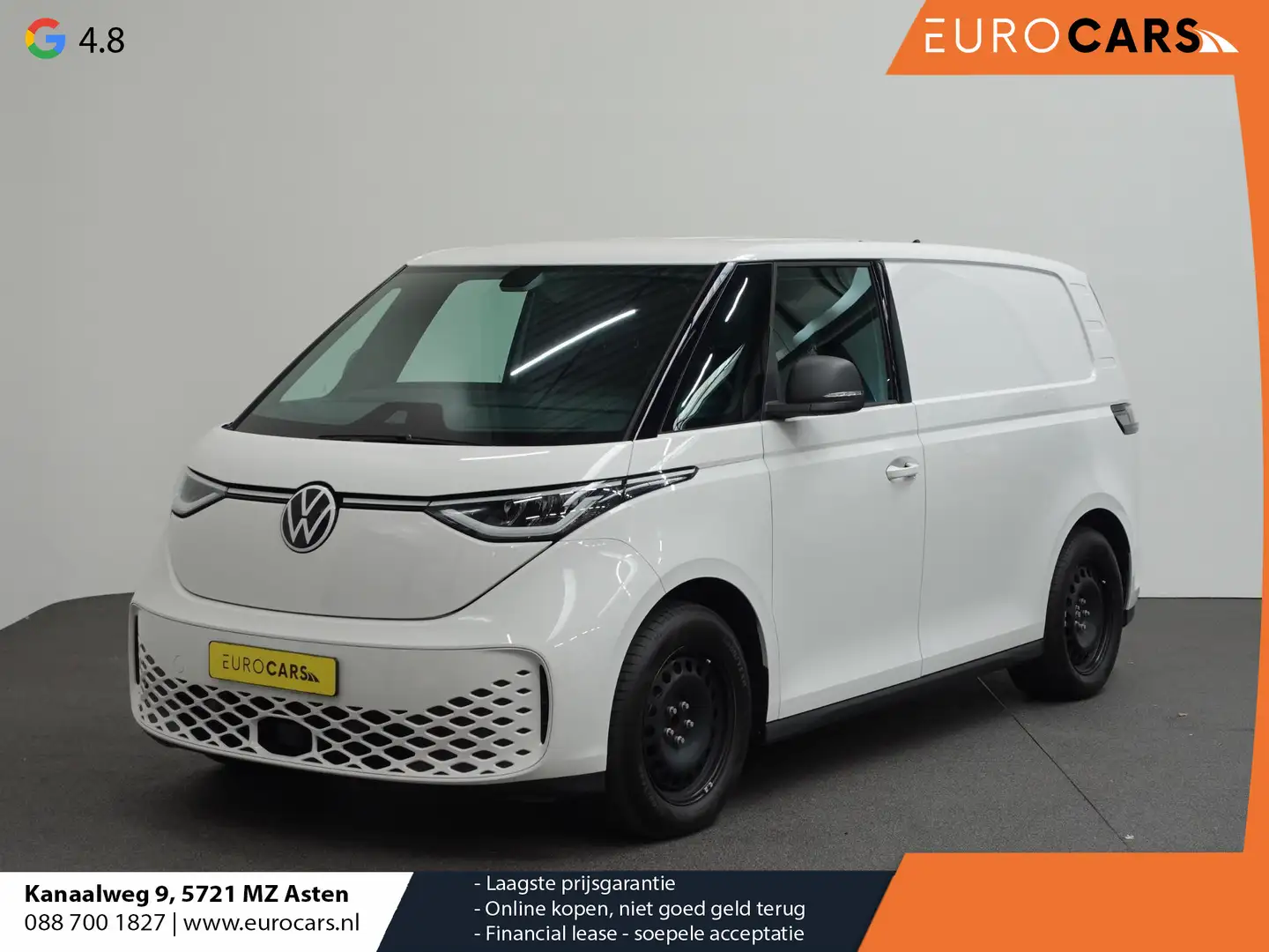 Volkswagen ID. Buzz Cargo 77 kWh 204pk Trekhaak 3zits LED Cruise control Nav Blanc - 1