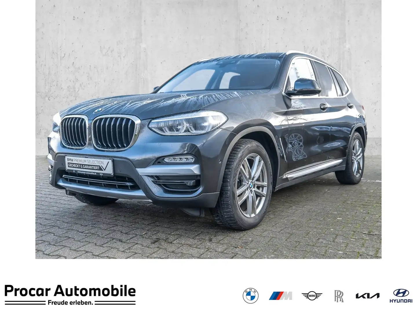 BMW X3 xDrive20d xLine HuD+Hifi+LED+Alarm+SHZ+KZG+Sportsi Grau - 1