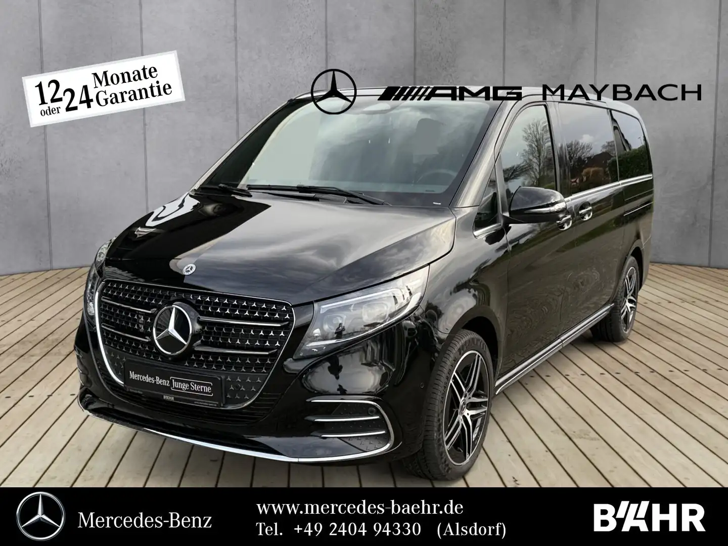 Mercedes-Benz V 300 V 300 d 4M Lang AMG/MBUX/LED/Distronic/360°/19" Schwarz - 1