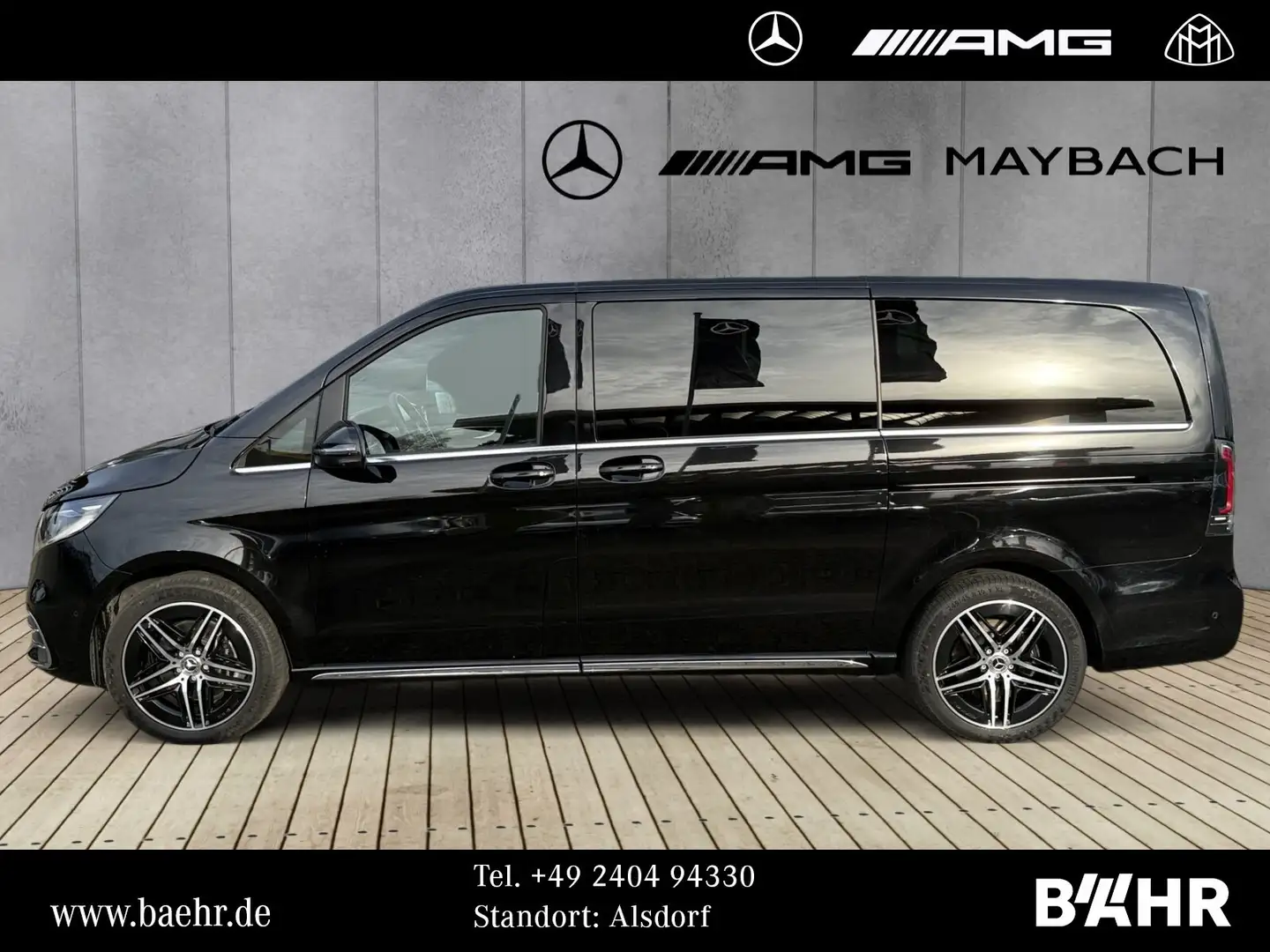 Mercedes-Benz V 300 V 300 d 4M Lang AMG/MBUX/LED/Distronic/360°/19" Schwarz - 2
