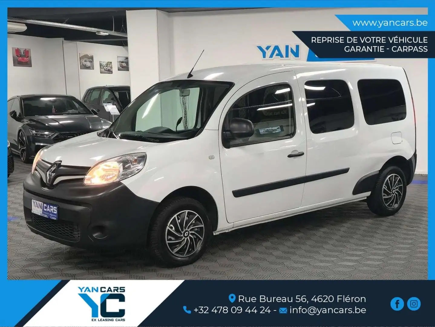 Renault Kangoo MAXI * UTILITAIRE * SEULEMENT 35.000KM! * TOP ETAT Blanc - 1