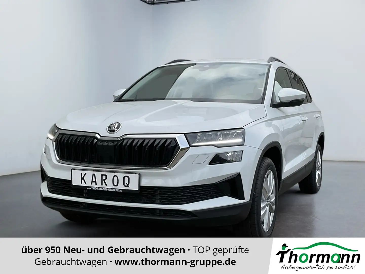 Skoda Karoq Selection 1.5 TSI ACT ACC el.Heck LM KAM Blanc - 1