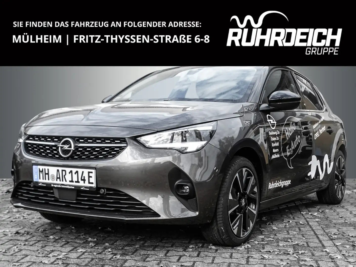 Opel Corsa -e First Edition Panorama Navi Leder digitales Coc Gris - 1